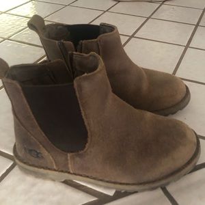Ugg leather boots.